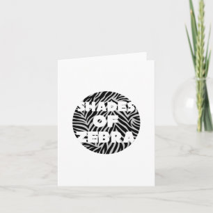Sombras de tarjetas de notas de cebra