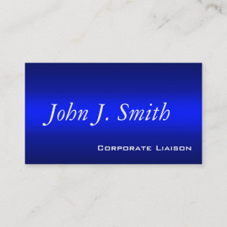 Sombras de tarjetas de visita Blue Standard