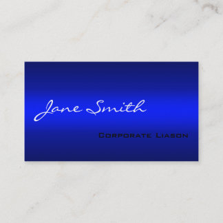 Sombras de tarjetas de visita Blue Standard