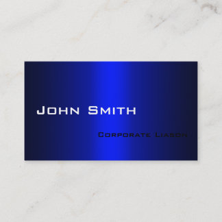 Sombras de tarjetas profesionales de negocios Blue