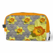 Sombras del patrón azul Daffodils Bolsa de inodoro