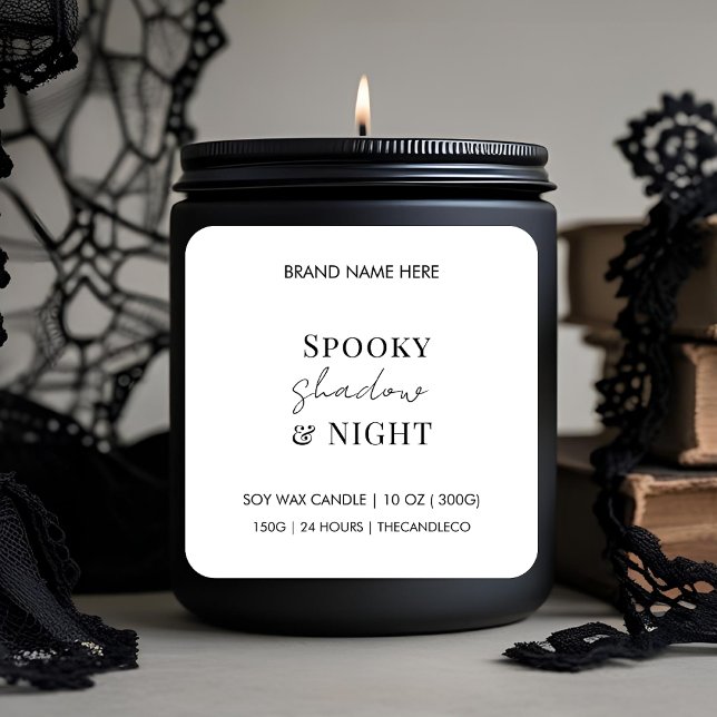 Sombras espeluznantes y etiqueta de velas nocturna (Subido por el creador)