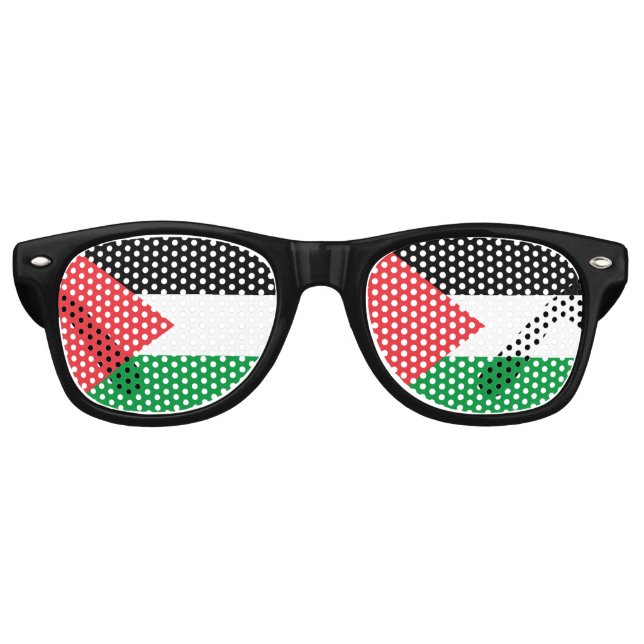 Sombras fiestas Gafas de sol - Bandera palestina (Anverso)