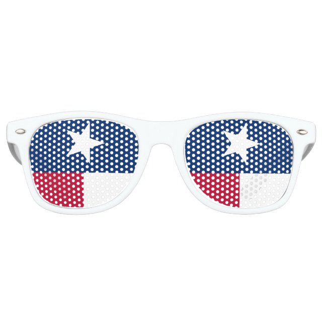 Sombras fiestas y gafas de sol de Texas / bandera  (Anverso)