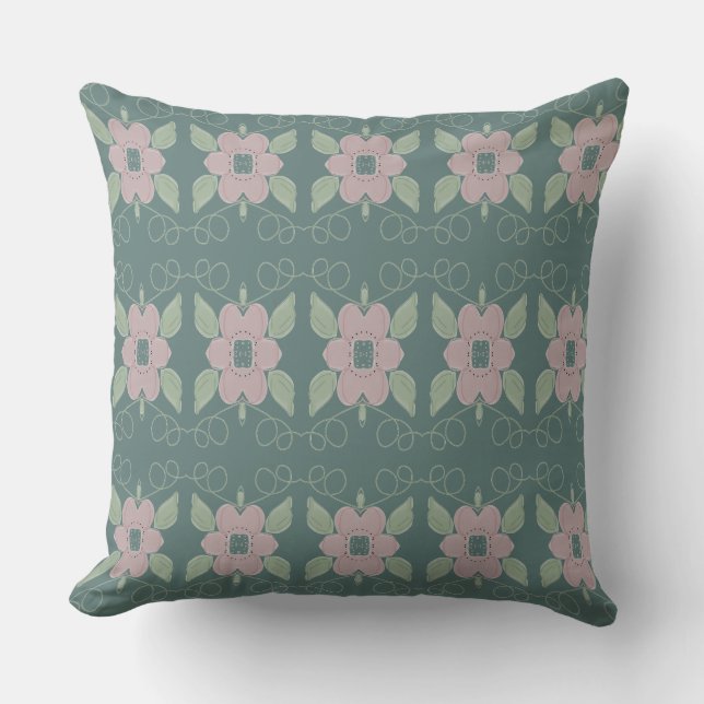 Sombras muertas Verde azuladas y Rosa de almohada  (Anverso)