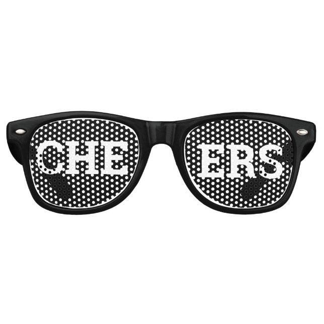 Sombras retro CHEERS / Gafas de sol Fiesta diverti (Anverso)