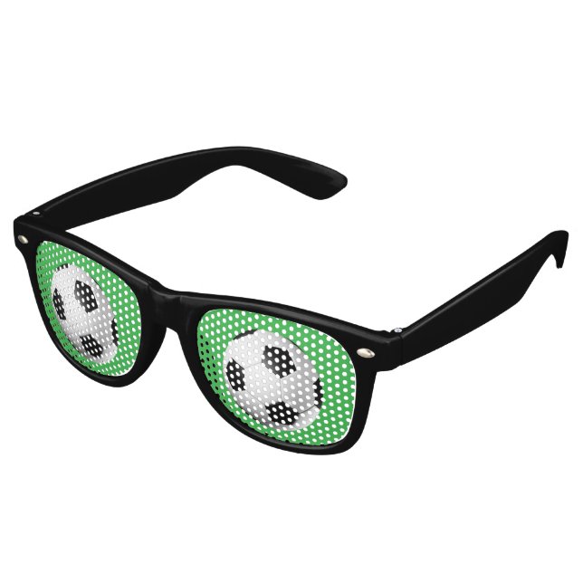 Sombras retro de bolas de fútbol / Gafas de sol Fi (Ángulo)