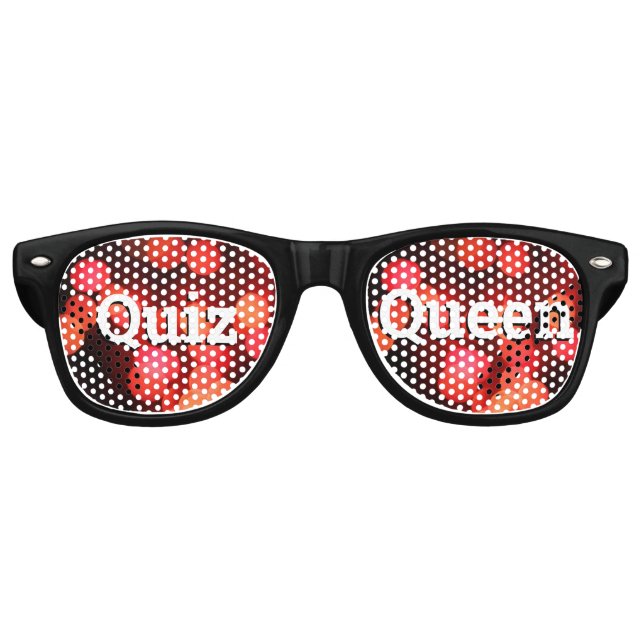 Sombras retro QUIZ QUEEN / Gafas de sol Fiesta div (Anverso)