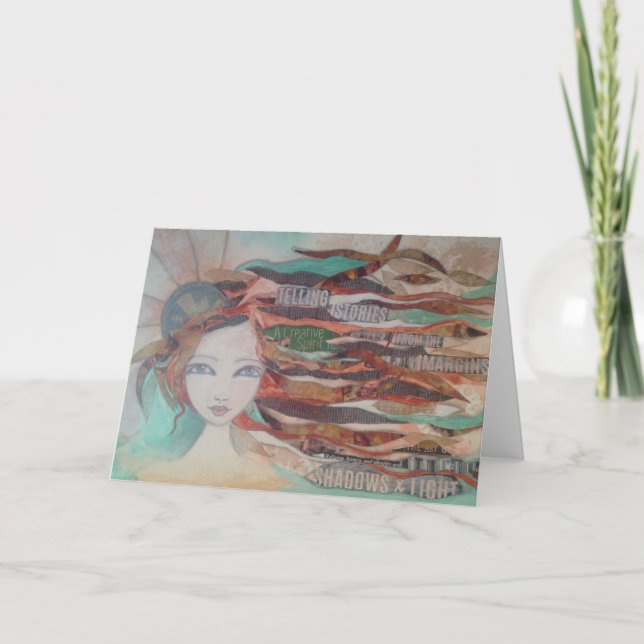 Sombras y luz de tarjetas de felicitación (Anverso)