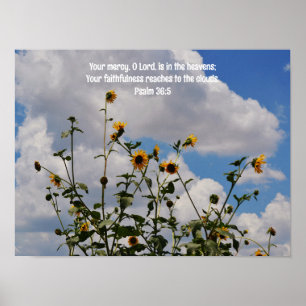 Sombras y nubes Biblia versus Poster de arte