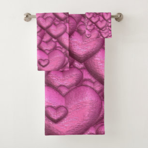 Sombreado corazón rosa