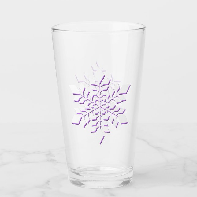 Sombreado nevado blanco con violeta rojo (Anverso)