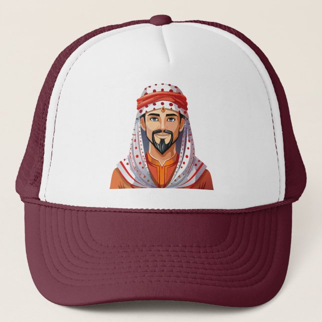 Sombrero árabe o musulmán tradicional (Anverso)