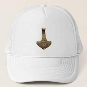 Sombrero blanco Gold Thor Hammer