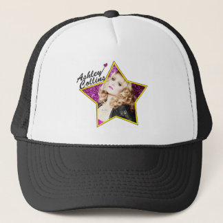 Sombrero blanco y negro de la estrella de Ashley
