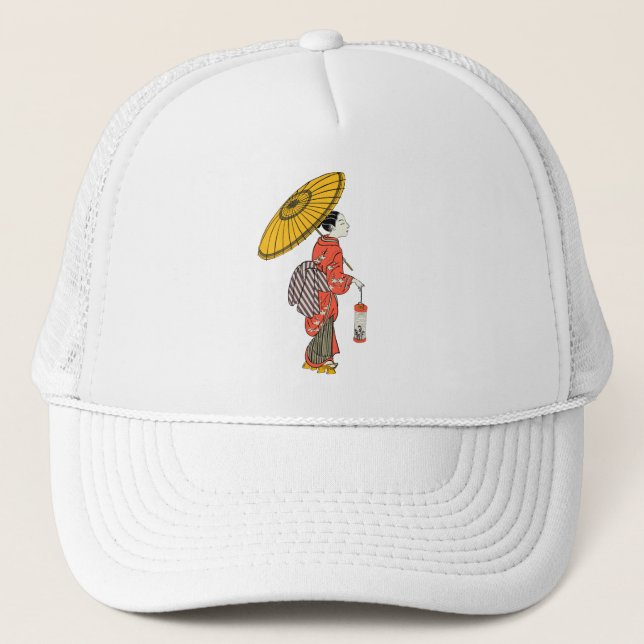 Sombrero camionero asiático (Anverso)