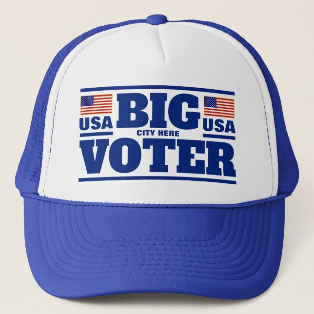 Sombrero camionero Big Voter™ (Personalizar!) (Anverso)