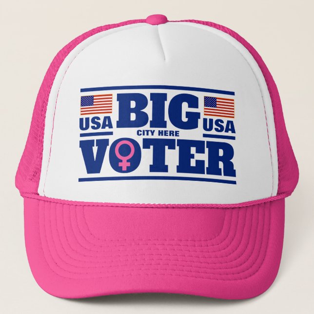 Sombrero camionero Big Voter™ (Personalizar!) (Anverso)