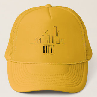 Sombrero camionero ciudadano de la ciudad