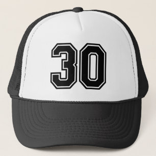 Sombrero camionero clásico negro 30 cumpleaños F