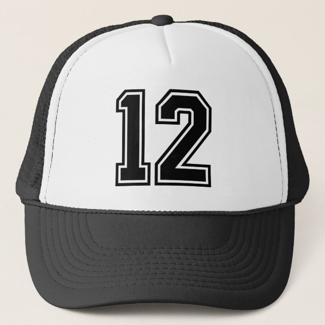 Sombrero camionero clásico número 12 (Anverso)