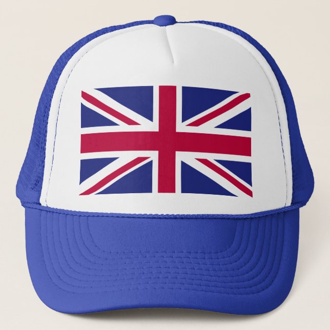 Sombrero camionero con bandera de la Unión Británi (Anverso)