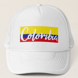 Sombrero camionero de bandera colombiana
