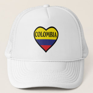 Sombrero camionero de bandera de Colombia