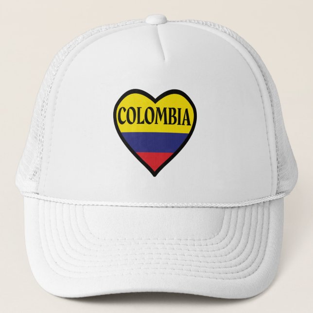 Sombrero camionero de bandera de Colombia (Anverso)