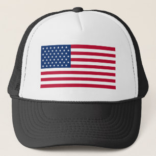 Sombrero camionero de bandera de Estados Unidos