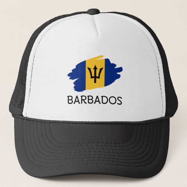 Sombrero camionero de Barbados (Anverso)