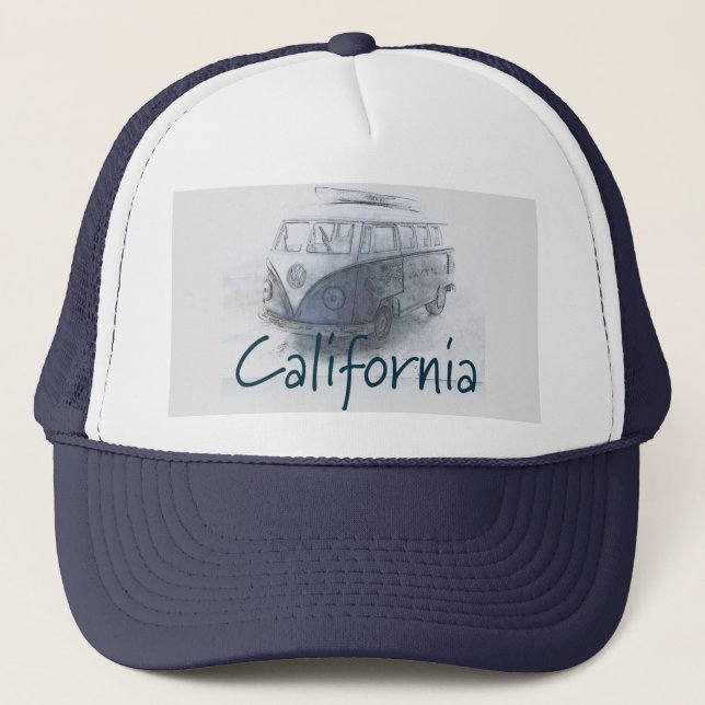 Sombrero camionero de California (Anverso)