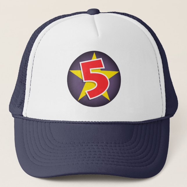 Sombrero camionero de "cinco estrellas" (Anverso)