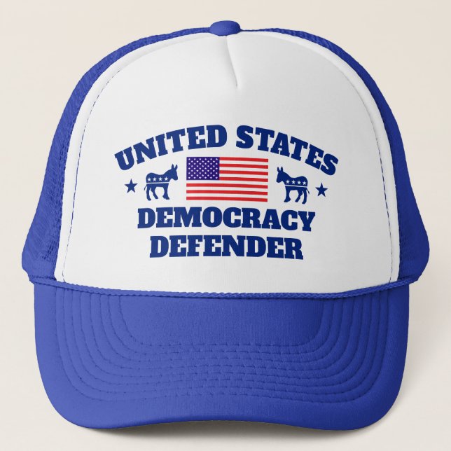 Sombrero camionero de Democracy Defender©™ (Anverso)