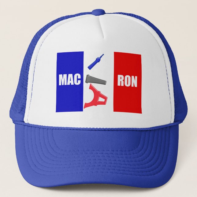 Sombrero camionero de France_Macron (Anverso)