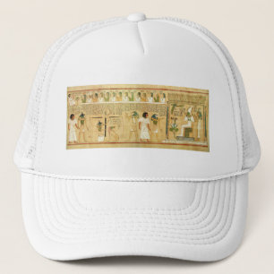 Sombrero camionero de jeroglíficos de Egipto