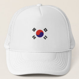 Sombrero camionero de la bandera de Corea del Sur 