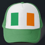 Sombrero camionero de la bandera de Irlanda<br><div class="desc">Sombrero camionero de la bandera de Irlanda</div>