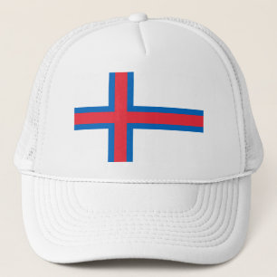 Sombrero camionero de la bandera de las Islas Fero