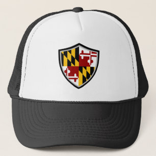 Sombrero camionero de la bandera de Maryland
