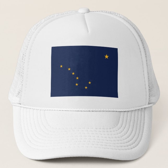 Sombrero camionero de la bandera del estado de Ala (Anverso)