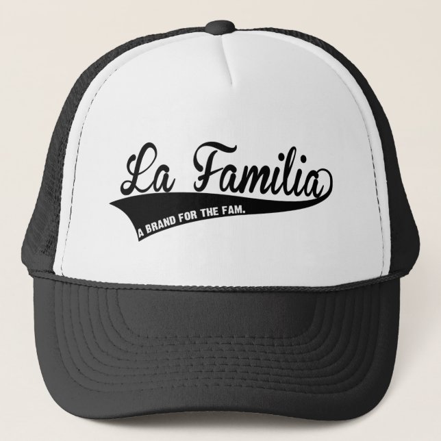 Sombrero camionero de La Familia (Anverso)