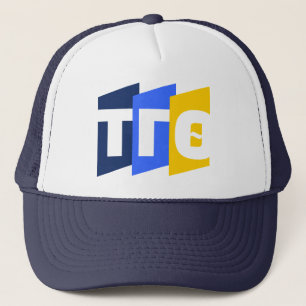 Sombrero camionero de letras - Navy con 55ª Letras