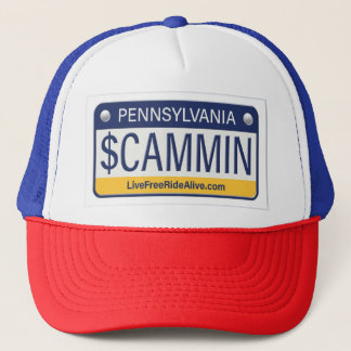 Sombrero camionero de matrícula de cammin