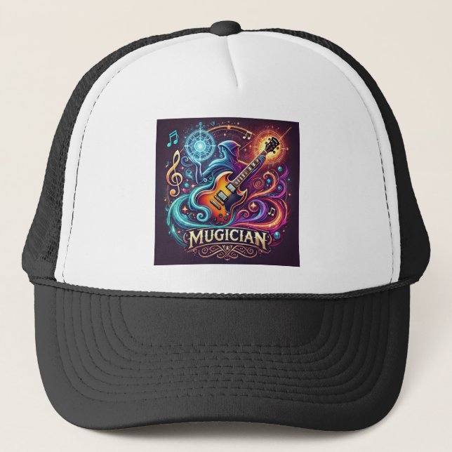 Sombrero camionero de música (Anverso)