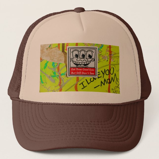 Sombrero camionero de tres dimensiones de Danboy (Anverso)