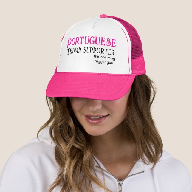 Sombrero camionero de Trump portugués (In situ)
