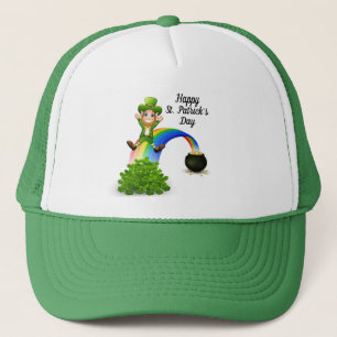 Sombrero camionero del Día de San Patricio