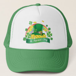 Sombrero camionero del Día de San Patricio