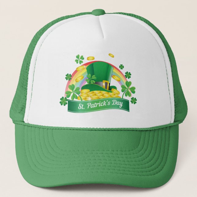 Sombrero camionero del Día de San Patricio (Anverso)